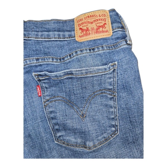 Levi's 505 Jeans Size 29 Women's Straight Blue Casual Preppy Stretch - Picture 7 of 8